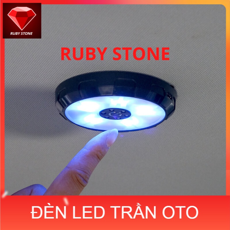 Đèn led trần ô tô, sử dụng PIN, có thể sạc, 3 chế độ màu, sử dụng cho ô tô và phòng ngủ