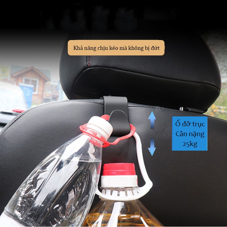 Móc treo đồ đa năng gắn sau ghế ngồi xe hơi thiết kế dạng ẩn sáng tạo | BigBuy360 - bigbuy360.vn