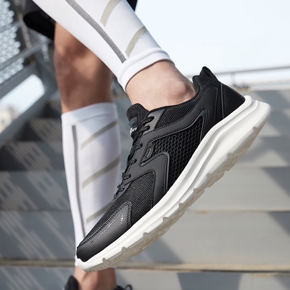 XTEP men running shoes đệm thoáng khí mềm mại non-slip thông thường thoải mái giải trí non-slip
