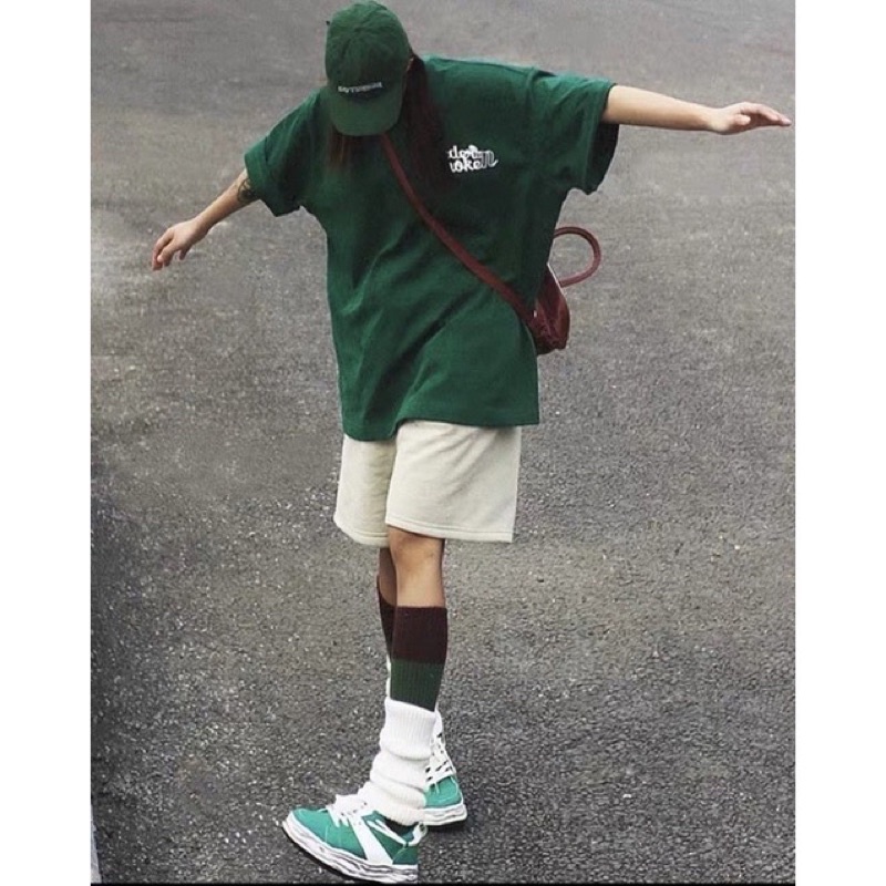 Áo Thun Tay Lỡ UNDERBROKEN Xanh Lá Unisex, Áo Phông Rộng Hot Trend 2022 | BigBuy360 - bigbuy360.vn