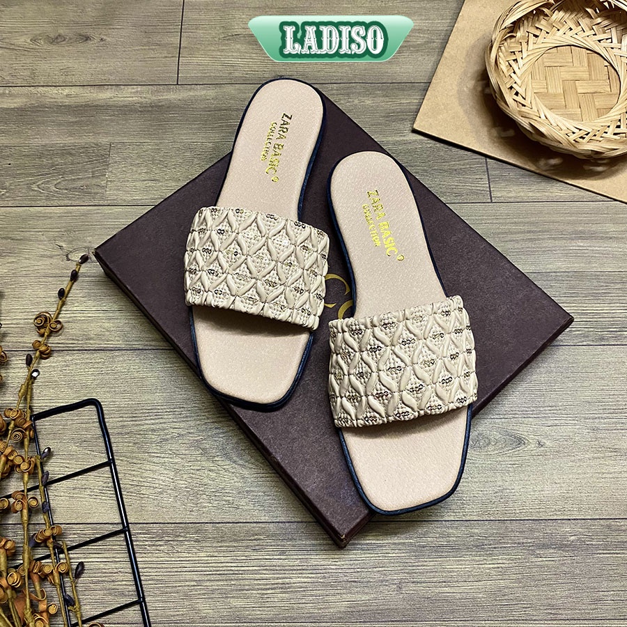 Dép nữ quai ngang sang trọng quý phái mẫu mới cực xinh LADISO TT362