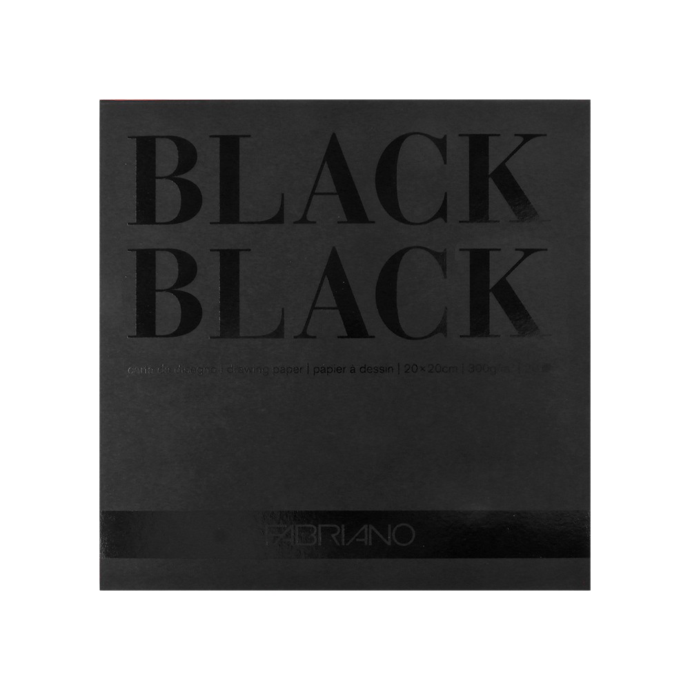 Giấy đen Fabriano Black Black - 300g - A4/A3/square - Pad - 20 tờ