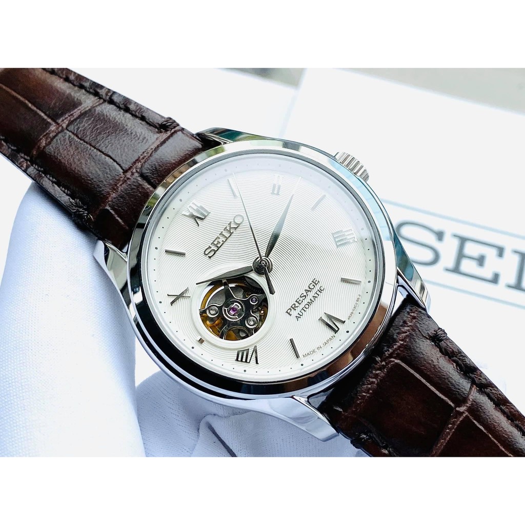 Đồng hồ nam cao cấp Seiko Automatic Presage Open Heart  SSA413J1 Bản Nội Địa NHẬT BẢN