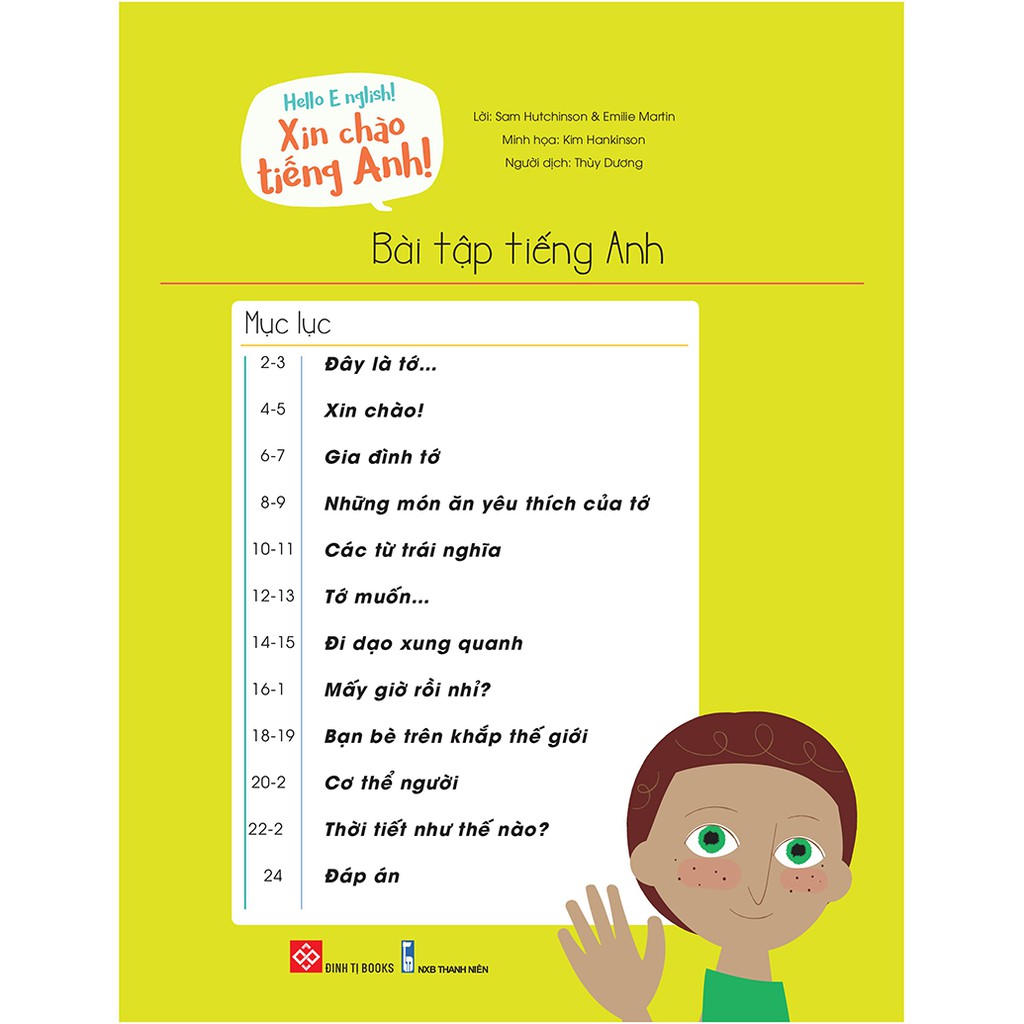 Sách cho bé - Hello English! - Xin chào tiếng Anh!- Bài tập tiếng Anh
