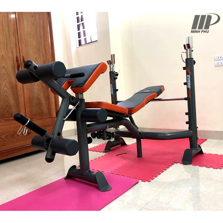 [HOT] Ghế tập tạ đa năng GM-4380 ⚡Dụng cụ tập GYM cho gia đình giá tốt - Thép dày 2,5 ly siêu khỏe + Đệm mút siêu êm