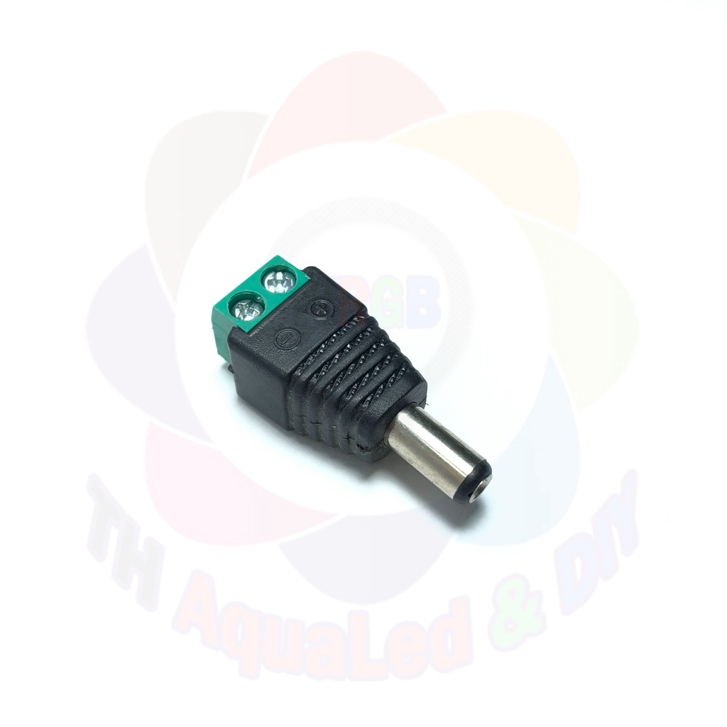 Jack cắm âm dương 5.5x2.1mm nối nhanh, kết nối bằng lỗ vít chắc chắn