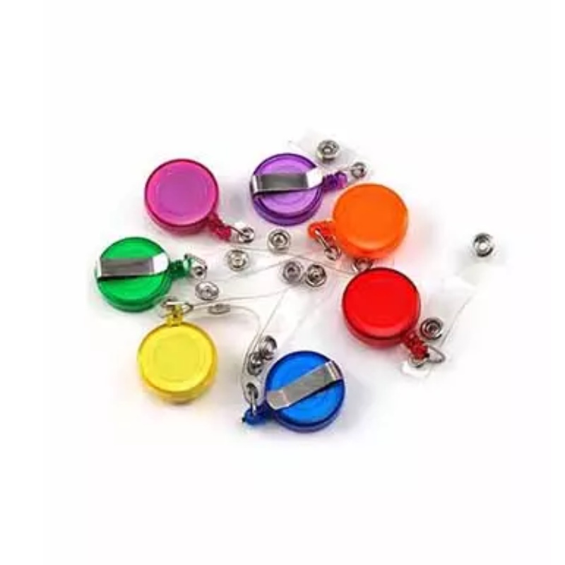 kẹp cài thẻ nhựa cứng ( có dây co rút)