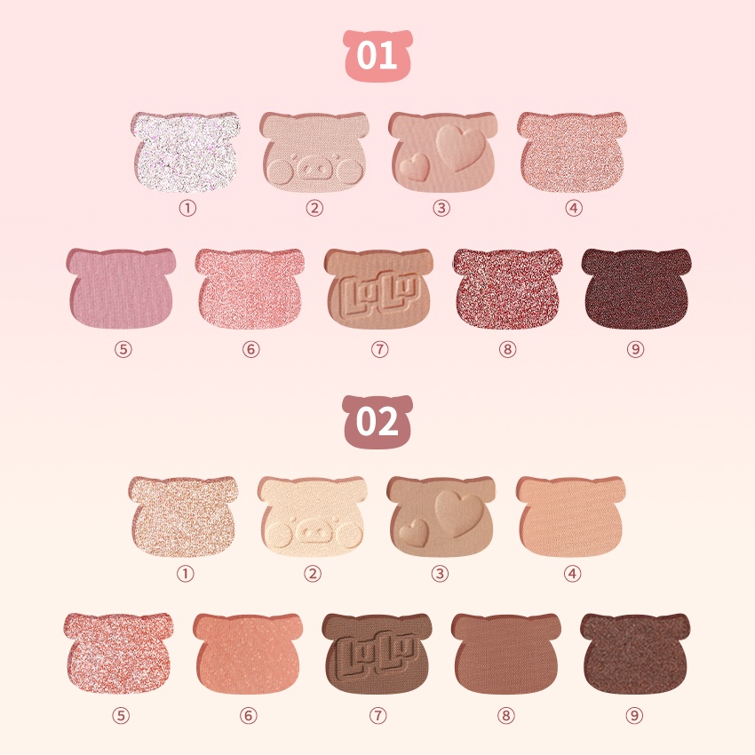 Carslan Makeupset Lip Gloss 1.7g+Lip Gloss 1.7g+Eyeshadow 10g | BigBuy360 - bigbuy360.vn