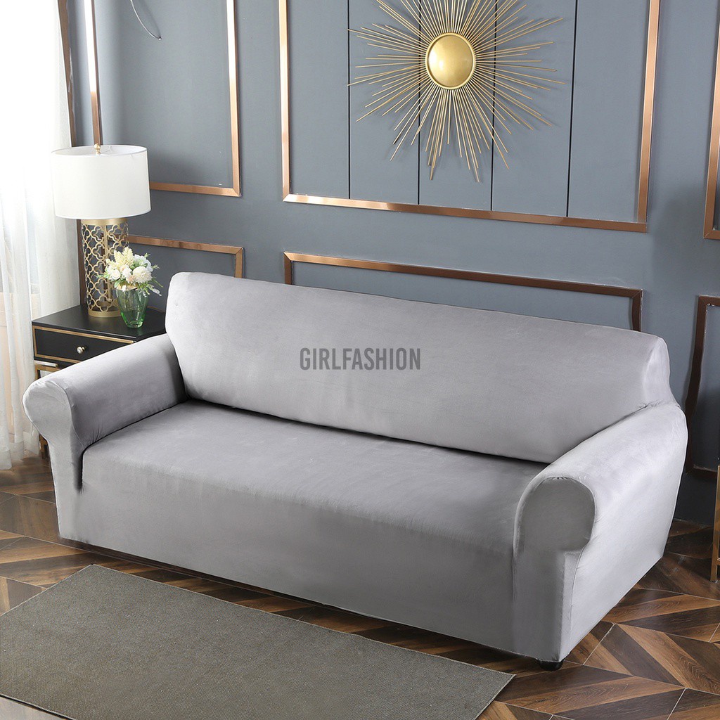 1 2 3 Seats Elastic Stretch Sofa Cover Armchair Lounge Couch Slipcover Protector