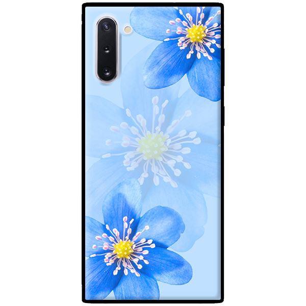 Ốp Lưng Samsung Note 10 - Note 10 Plus - Hoa Lan Xanh