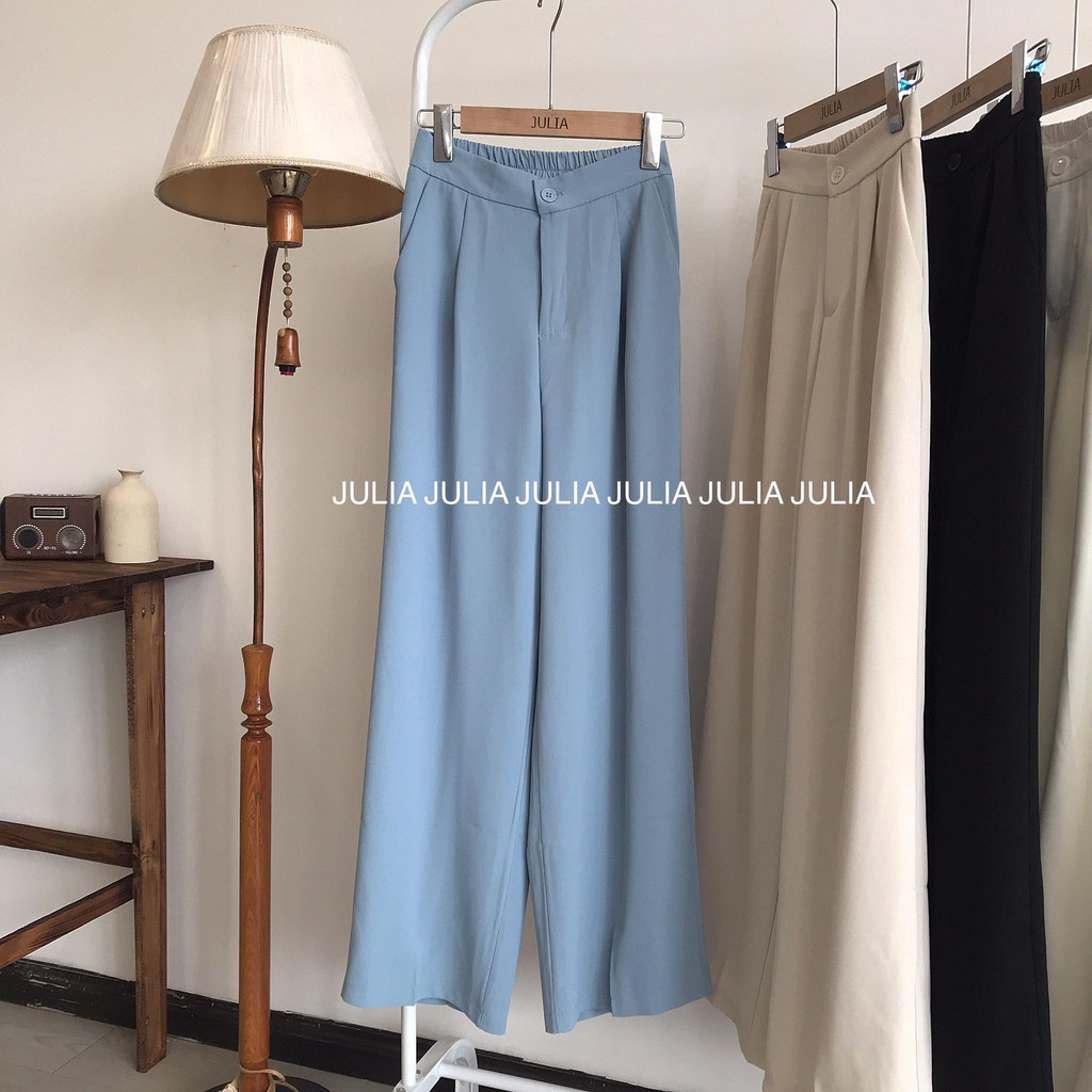 JULIA/ quần vải 501 chun sau