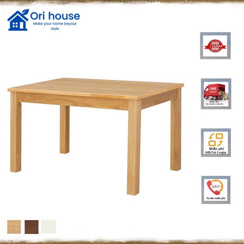 Bàn Ăn Cabin ✌ Bàn Ăn Cao Cấp thương hiệu ORI✌ Chân vuông