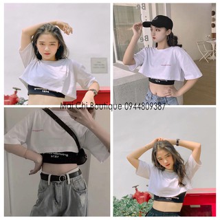 🍍 SÉT ÁO CROPTOP 2 MÓN GROUNDBREAKING 1974 (GỒM CROPTOP & BRA ) 🍍