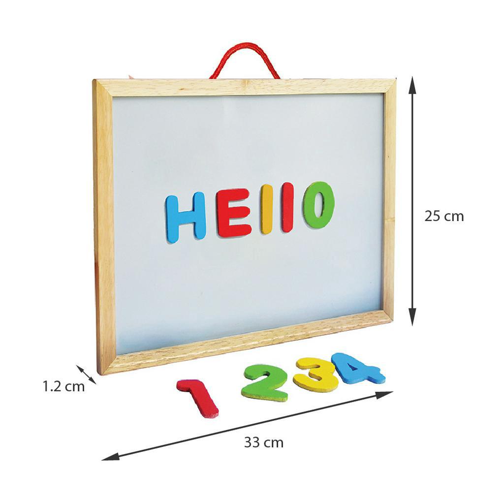 Đồ chơi gỗ Winwintoys 68312 | Bảng chữ cái nam châm | Giúp bé phát triển trí tuệ và tư duy | Đạt tiêu chuẩn CE và CR