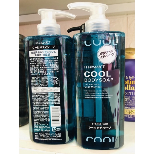 Sữa Tắm Nam Cool Body Soap PHARMAACT NHẬT 600ml