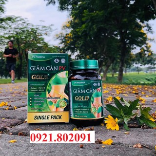 Giảm cân PV gold phúc vinh tinh chất từ trà xanh thiên nhiên lọ 60 viên