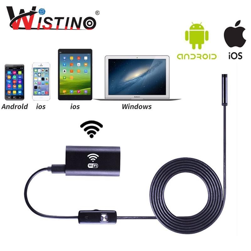 Wifi Wistino HD 720P Mini Tiện Dụng Cho Camera Nội Soi Điện Thoại Thông Minh iPhone