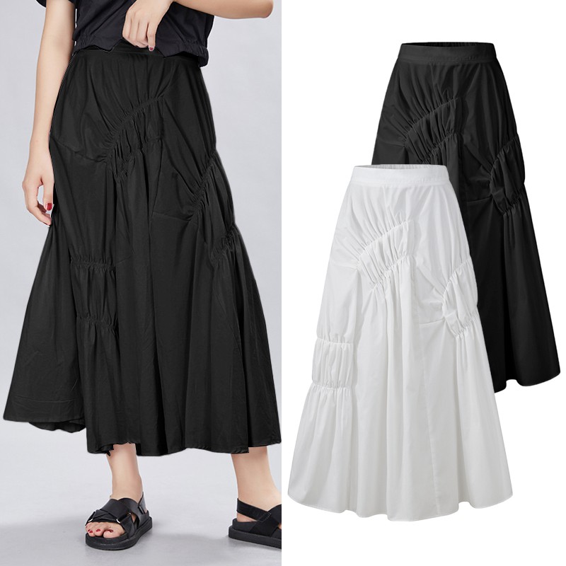 Chân Váy VONDA Lưng Thun Dáng Dài Màu Trơn Thời Trang Hè | BigBuy360 - bigbuy360.vn