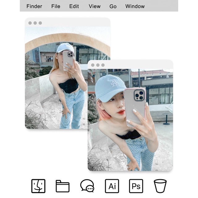 [Mã FAMARAL2 giảm 10K đơn 50K]mũ lưỡi trai L.A baby blue ( xuất dư chuẩn) lo