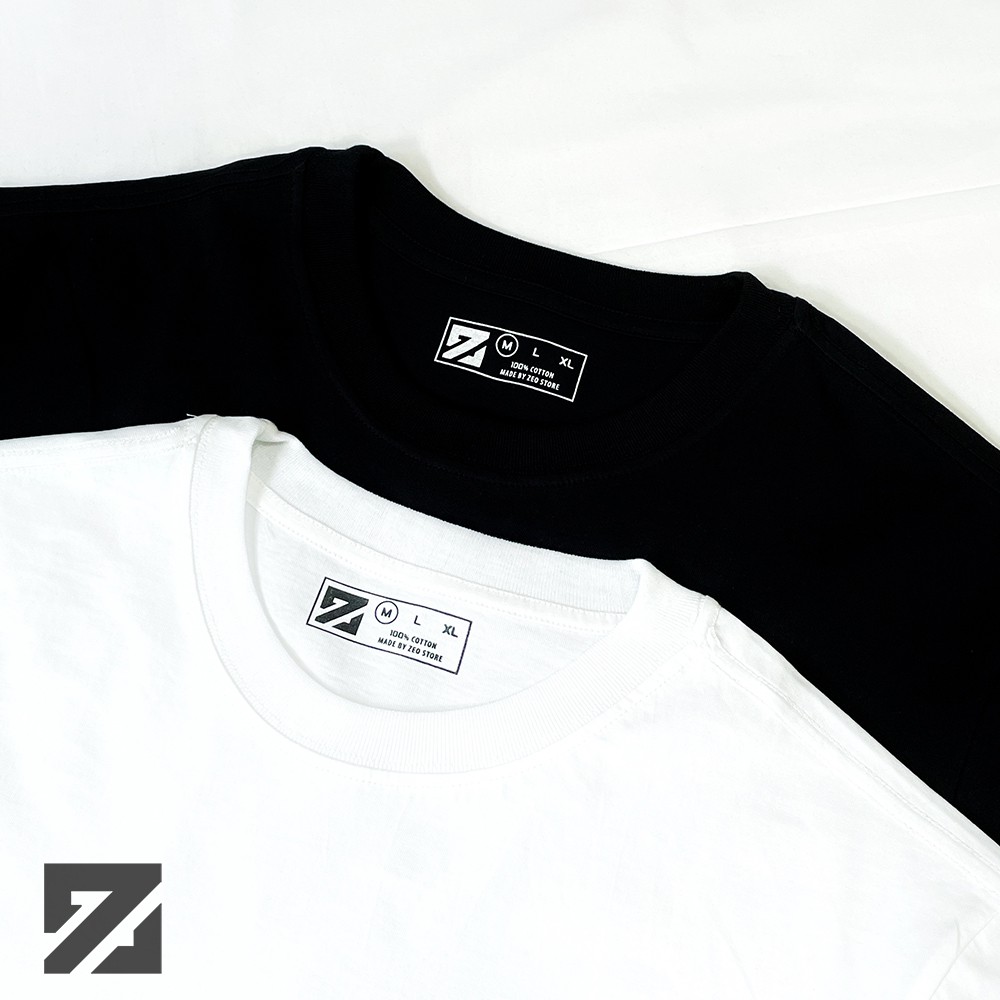 Áo Thun ZEO Basic Tee Tay Lỡ Form Rộng Chất Cotton 100% Thấm Hút Tốt