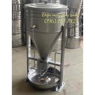 Máng lắc tự động cho heo 1bao inox toàn bộ ,máng ăn cho heo