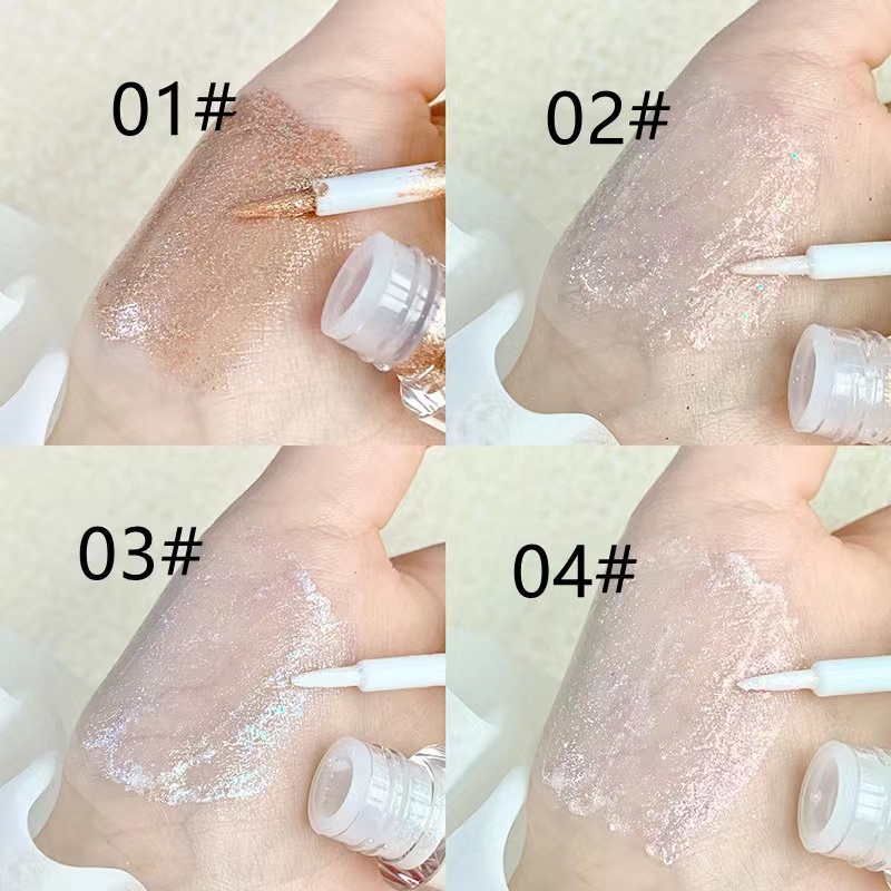 Phấn Mắt DAIMANPU Dạng Lỏng Matte Glitter Chống Thấm Nước Nhanh Khô Độ Bão Hòa Cao