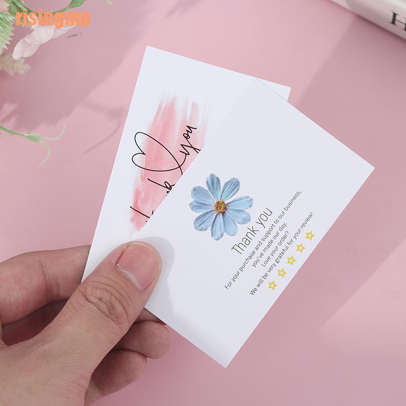 Set 30 thiệp in chữ Thank You trên nền trắng