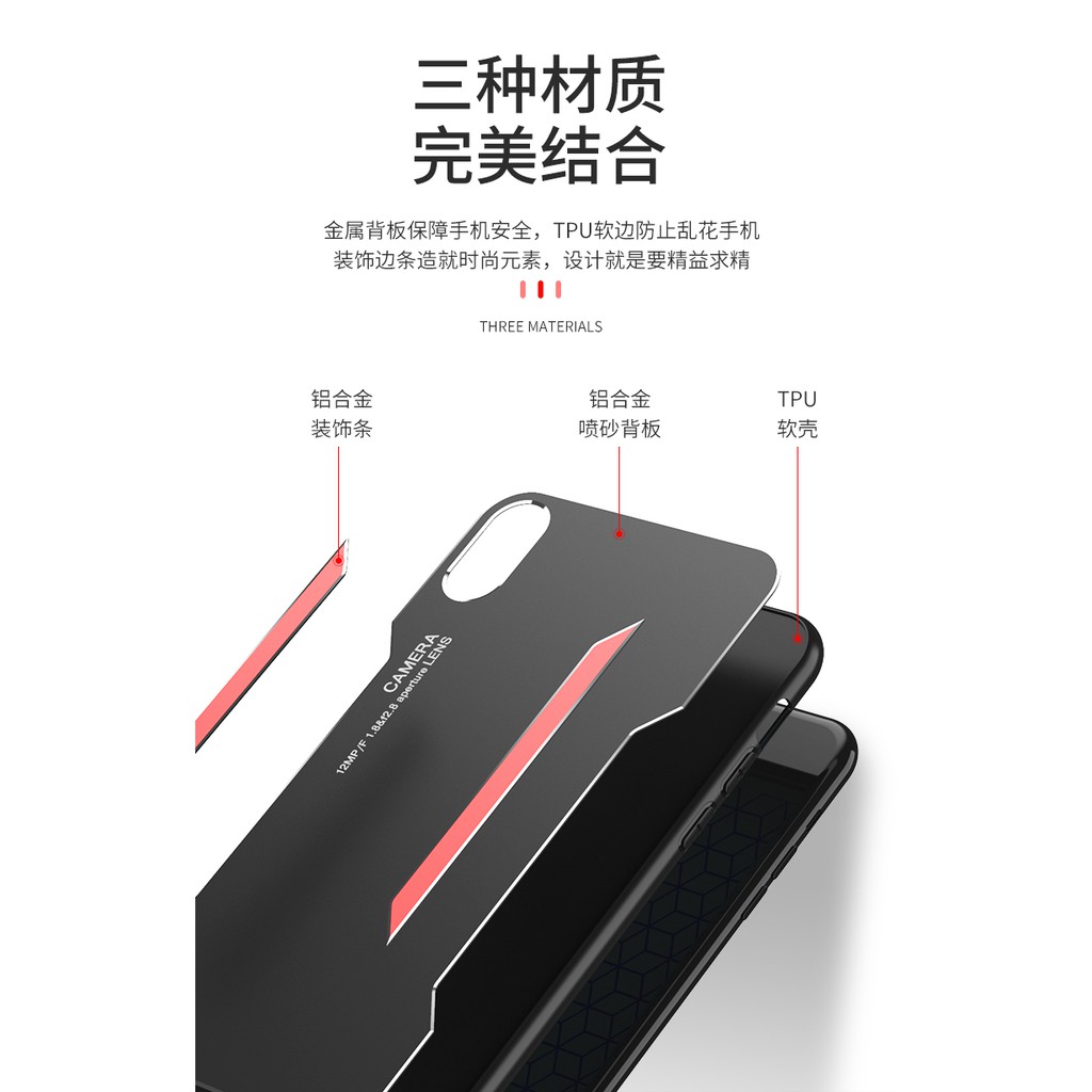 Ốp Lưng Silicone Chống Sốc Viền Nhôm Cho Xiaomi Redmi K30 Ultra Pocophone F2 Pro