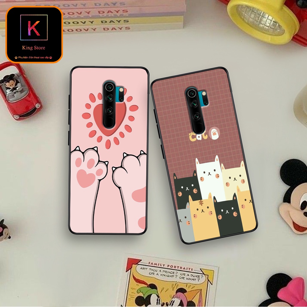 Ốp lưng Xiaomi Redmi Note 8 - Xiaomi Redmi Note 8 Pro - Ốp in hình mèo con ngộ nghĩnh - lưng nhám viền TPU cao cấp