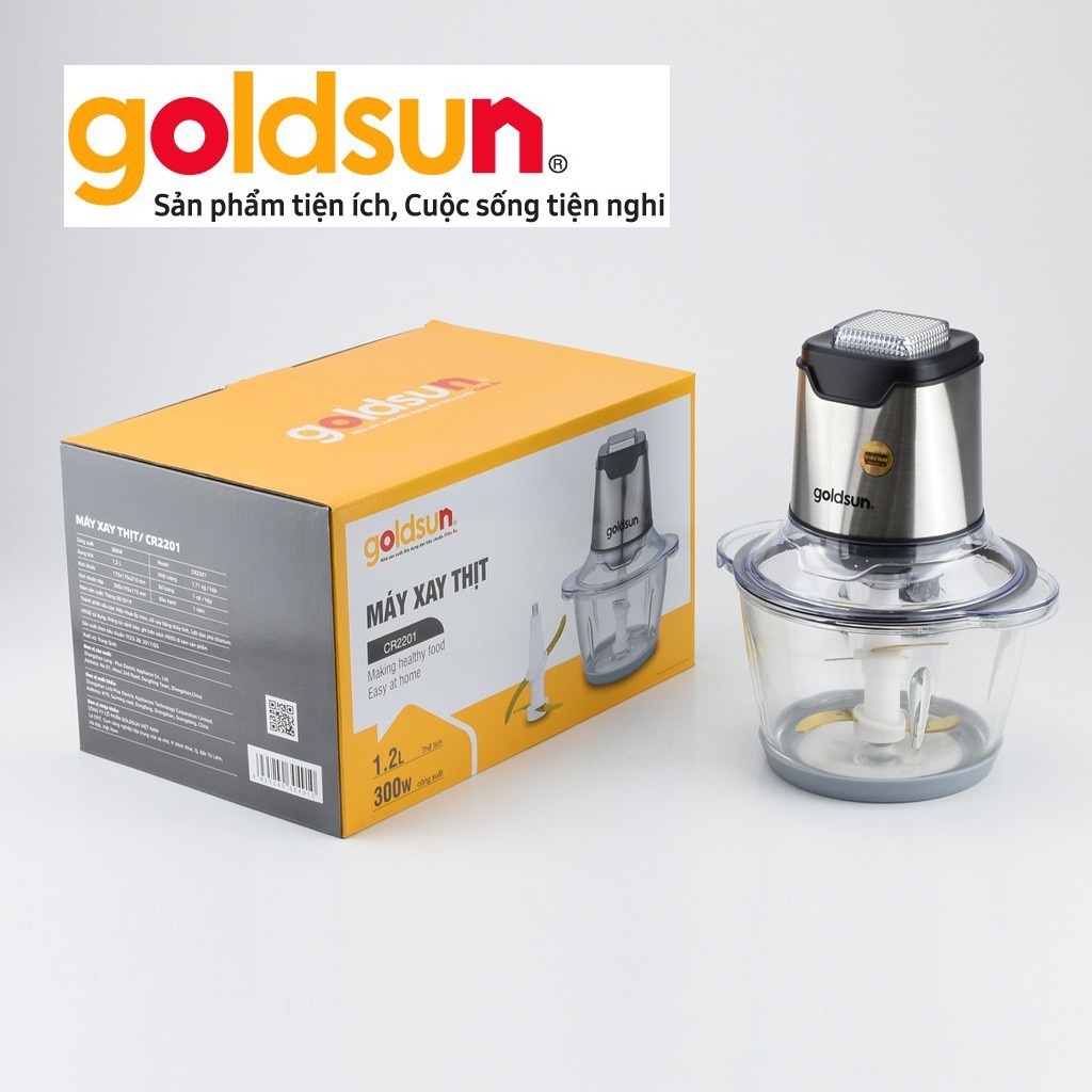 [GOLDSUN VIỆT NAM] 🧤🧤🧤 MÁY XAY THỊT ❤️ 300W x 1.2 lít GOLDSUN CR2201 ❤️