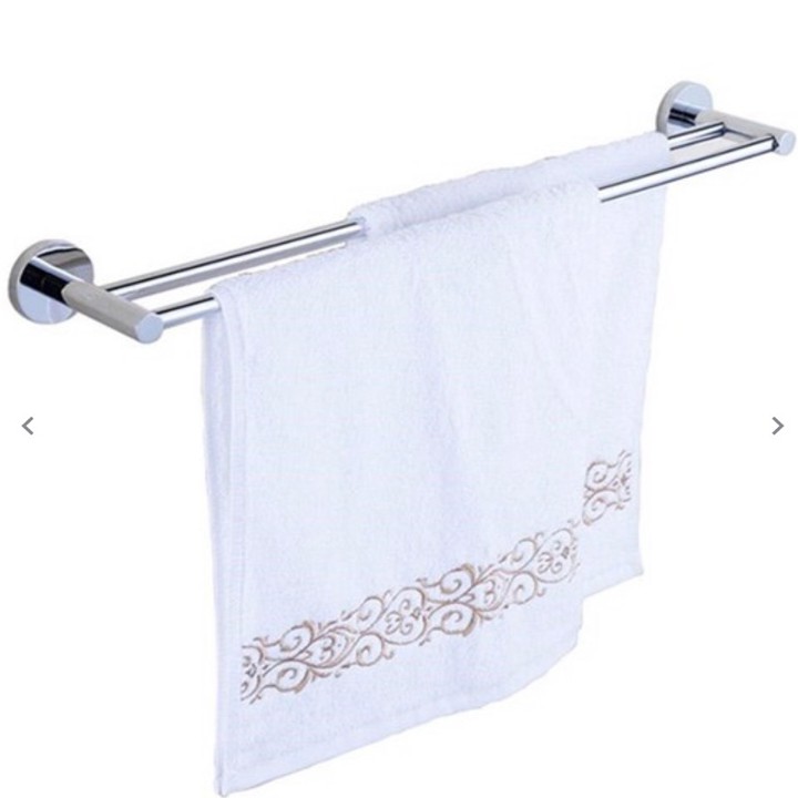 Giá treo khăn tắm Inox SUS 304 – Thanh vắt khăn phòng tắm (trụ tròn)