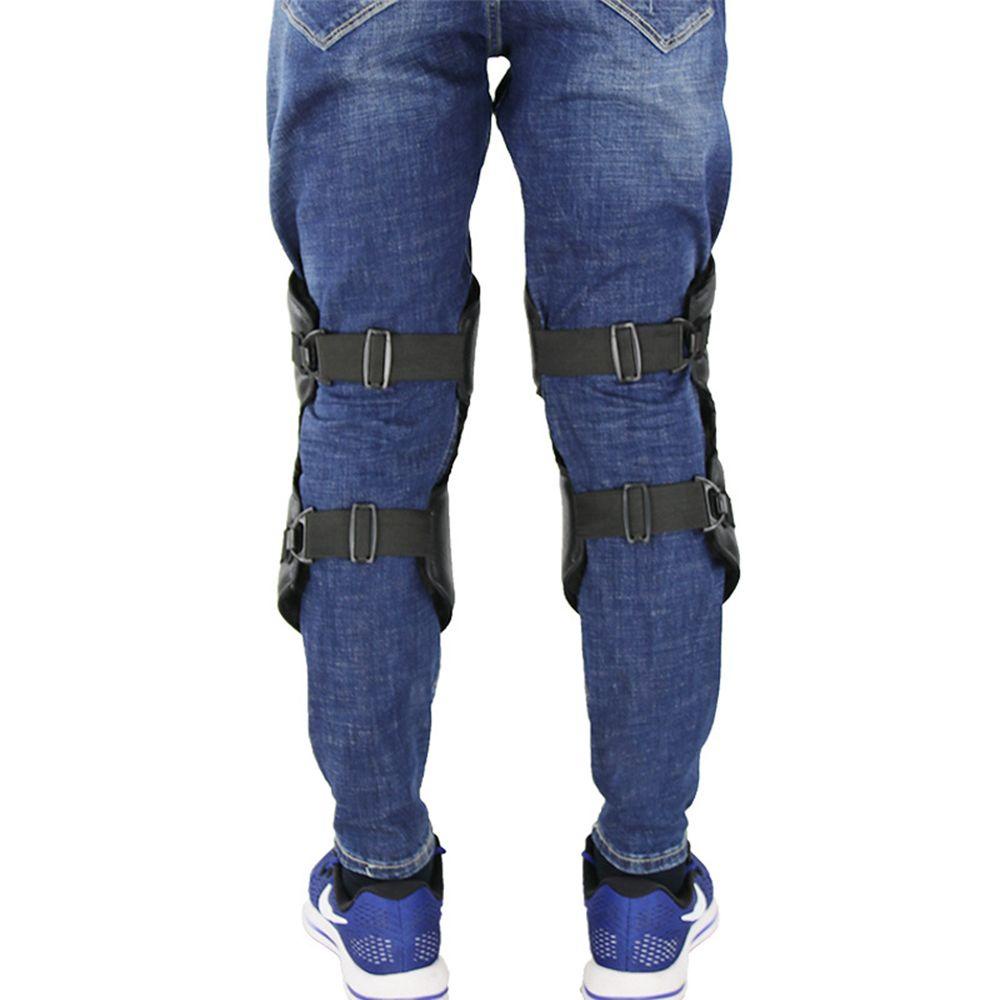 1 Cặp Đệm Đầu Gối Bằng Da PU Giữ Ấm Mùa Đông Chống Lạnh