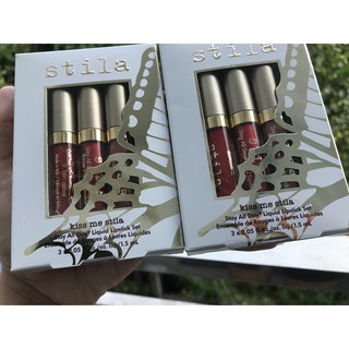 [Sẵn HCM] Tách Set Stila Kiss Me Stila Lipstick Set - Bộ Son Môi