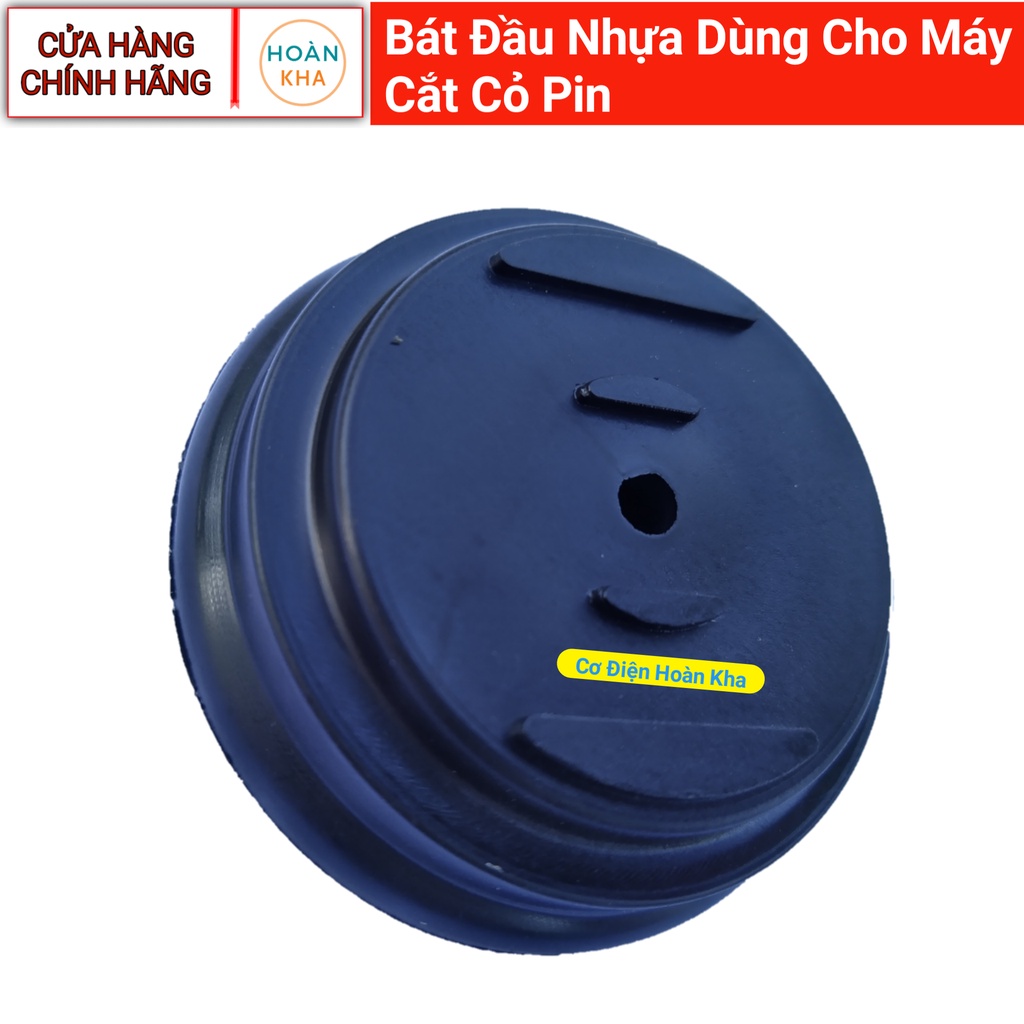 Bát đầu nhựa + bộ ốc đầu máy cắt cỏ pin