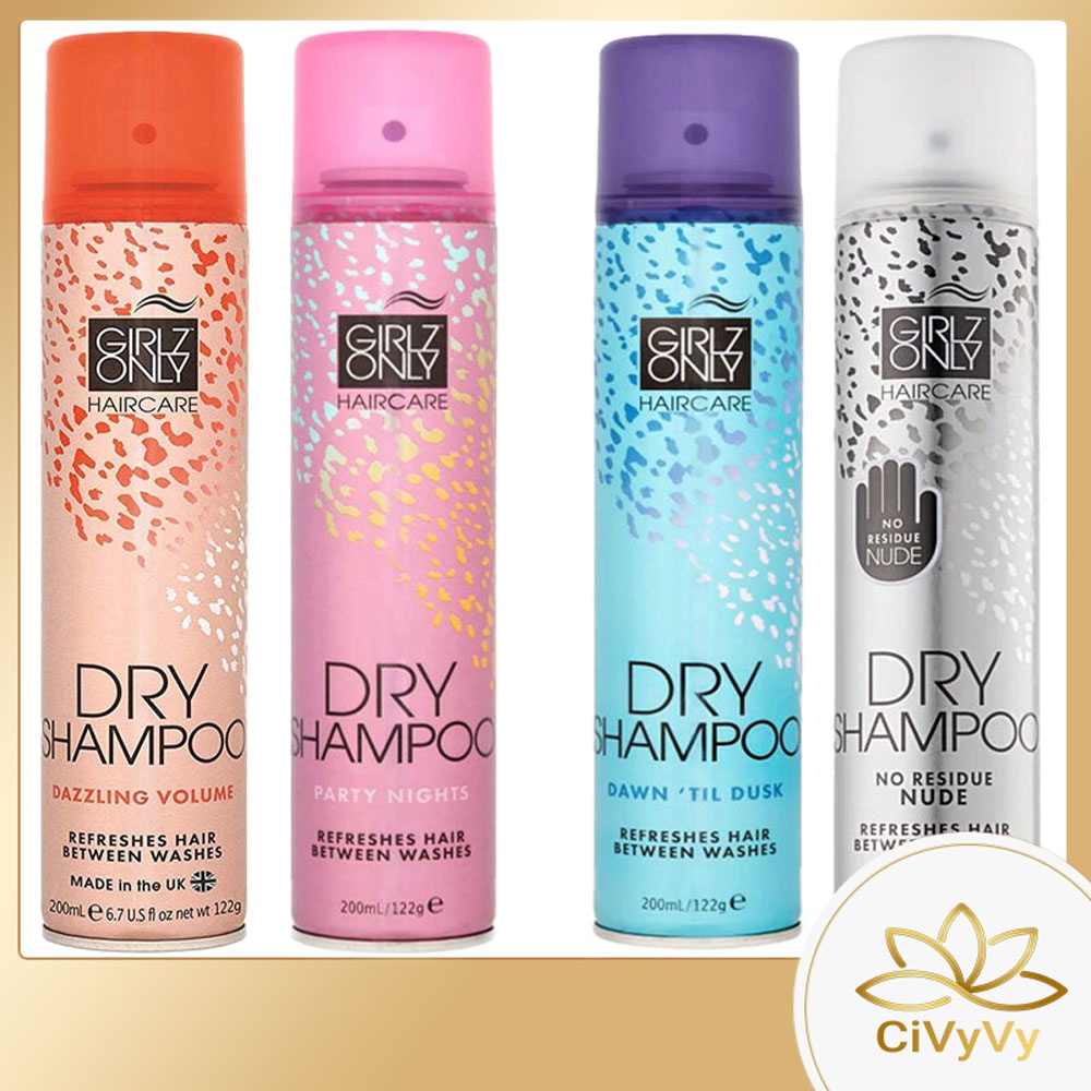Dầu Gội Khô GIRLZ ONLY 200ml