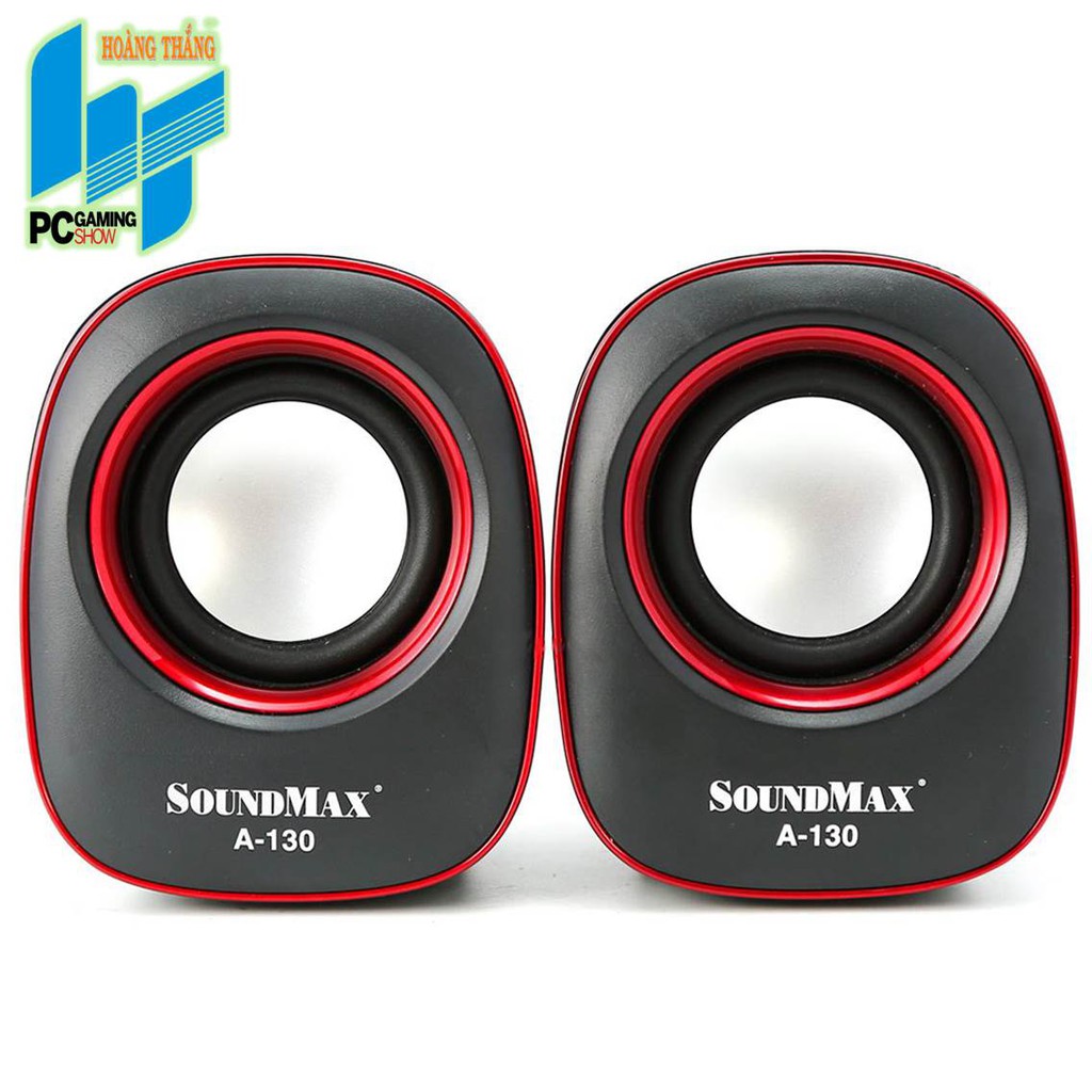 Loa Soundmax A130 (2.0) (đỏ/xanh)