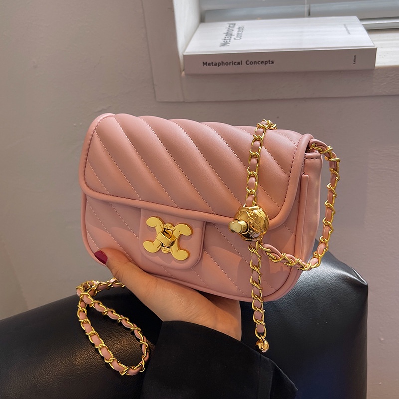 Túi Đeo Chéo Hình Vuông Cỡ Nhỏ Phối Dây Đeo Sợi Xích Kiểu Hàn Quốc Thời Trang Mùa Hè Hàng Mới 2022 Dành Cho Bạn Nữ