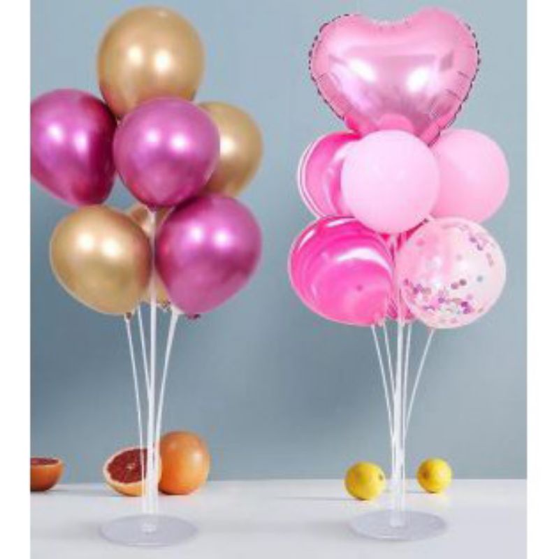 (FREESHIP) [BÓNG SIÊU NHŨ CROM+BÓNG NHŨ KIM TUYẾN HỒNG+ tặng100cánh hoa hồng]set bóng bay trang trí phòng cưới tone hồng