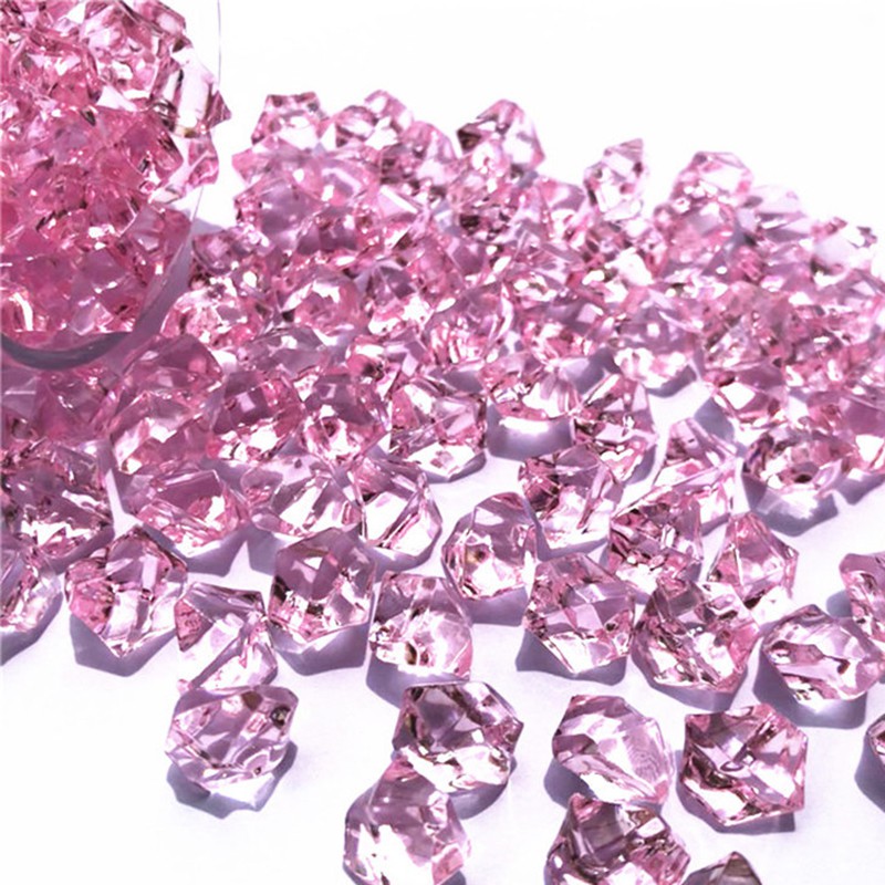 Túi 150 hạt kim cương nhân tạo bằng nhựa nhiều màu dùng làm thủ công xinh xắn