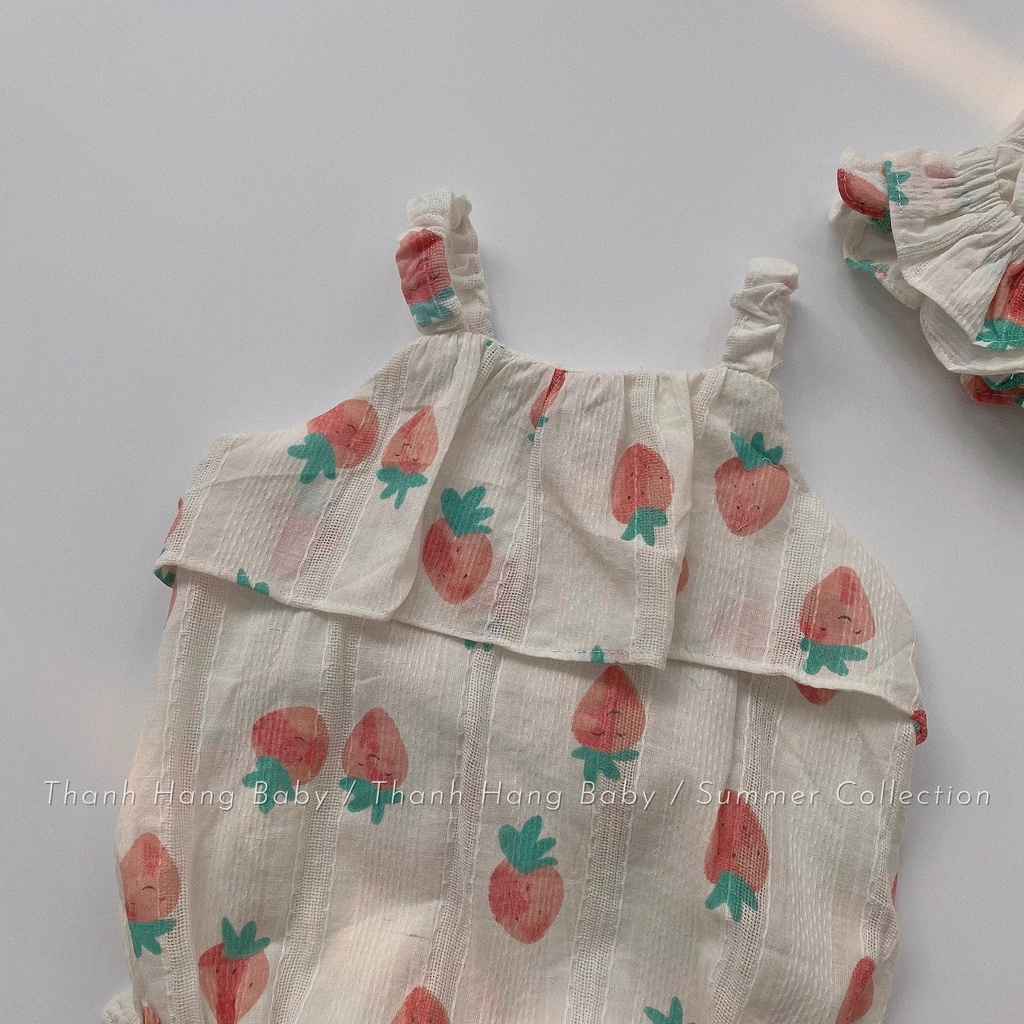 Bodysuit thô đũi hàn cho bé, body cho bé gái thanh hằng baby 5 đến 13 kg