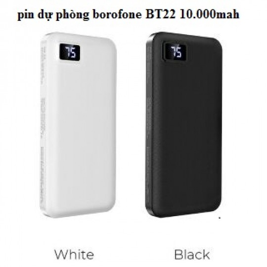 [FREESHIP] PIN SẠC DỰ PHÒNG BOROFONE 10.000mAh - 20.000mAh (BJ1, BT22, BT27, BT2C, BJ3A)