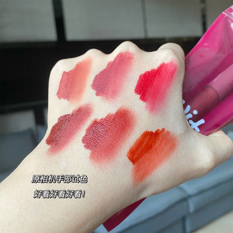 【pinkyfocus】 Lip mud, marmalade air lipstick, high value rotten tomato lipstick, plain white lip gloss, lipstick