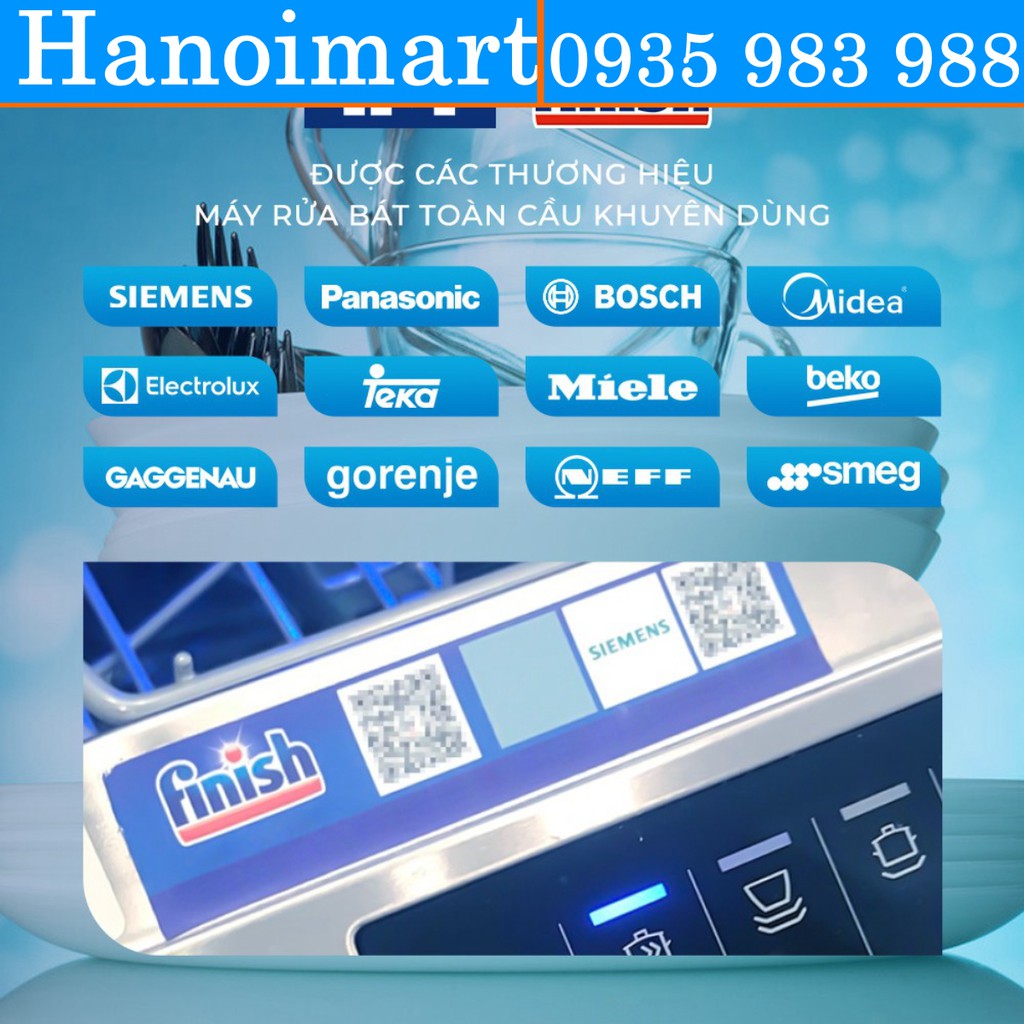 Viên rửa bát Finish Classic 90 viên Finish EU