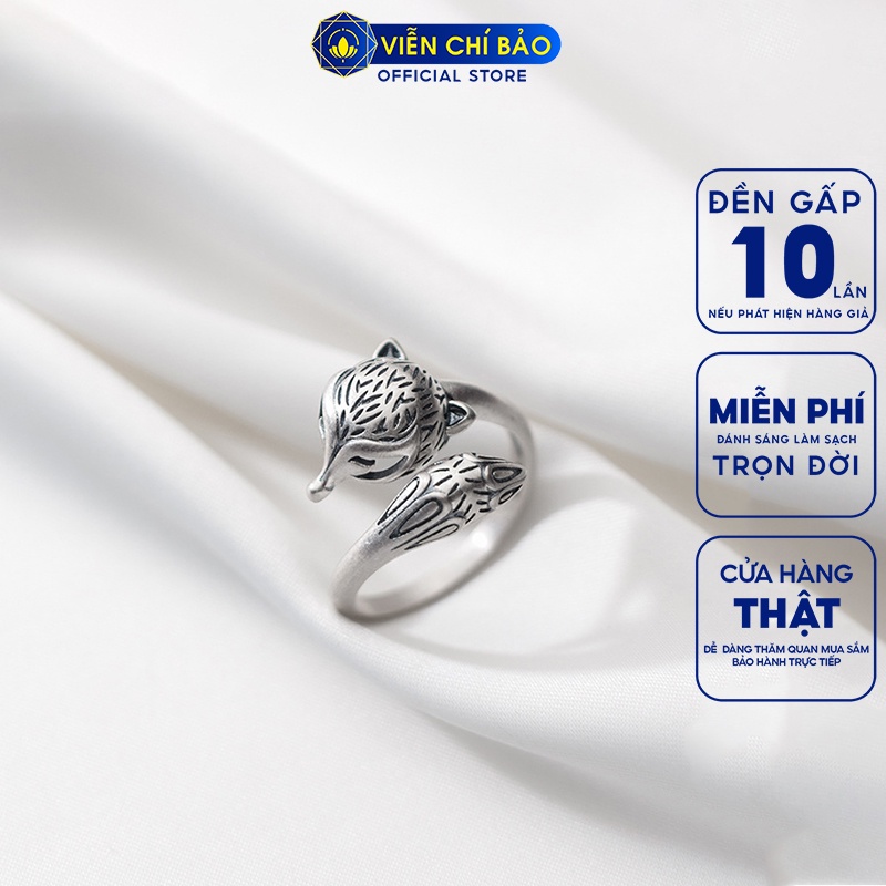 Nhẫn bạc nữ Thiên Hồ chất liệu bạc 925 thời trang phụ kiện trang sức nữ thương hiệu Viễn Chí Bảo N000566