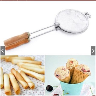 khuôn  bánh  kẹp  ốc  Quế gang trắng  nhỏ,lớn  Huỳnh Anh