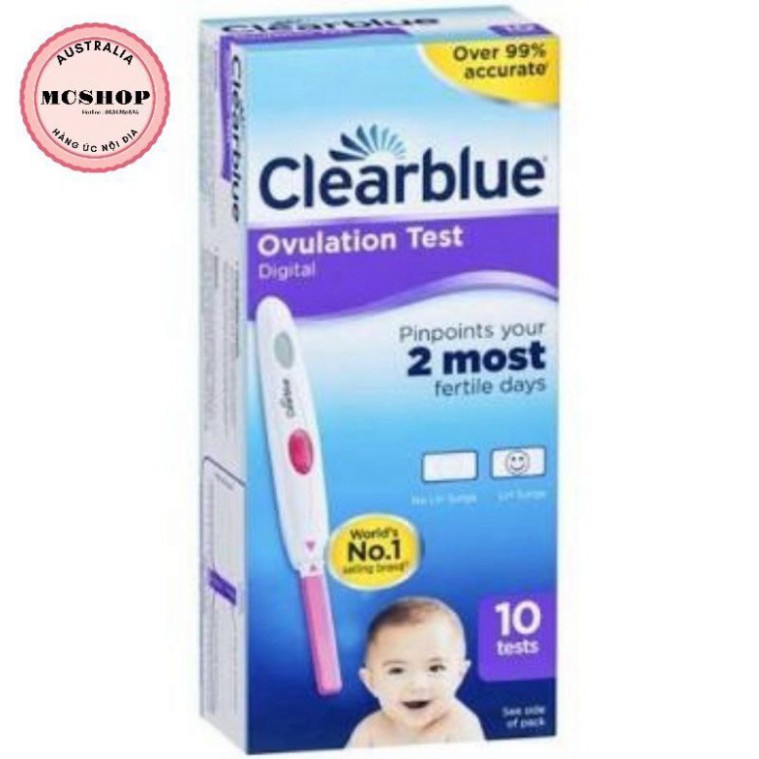 HOT SALE QUE THỬ RỤNG TRỨNG ĐIỆN TỬ CLEARBLUE - [ Chính Hãng ] HOT SALE