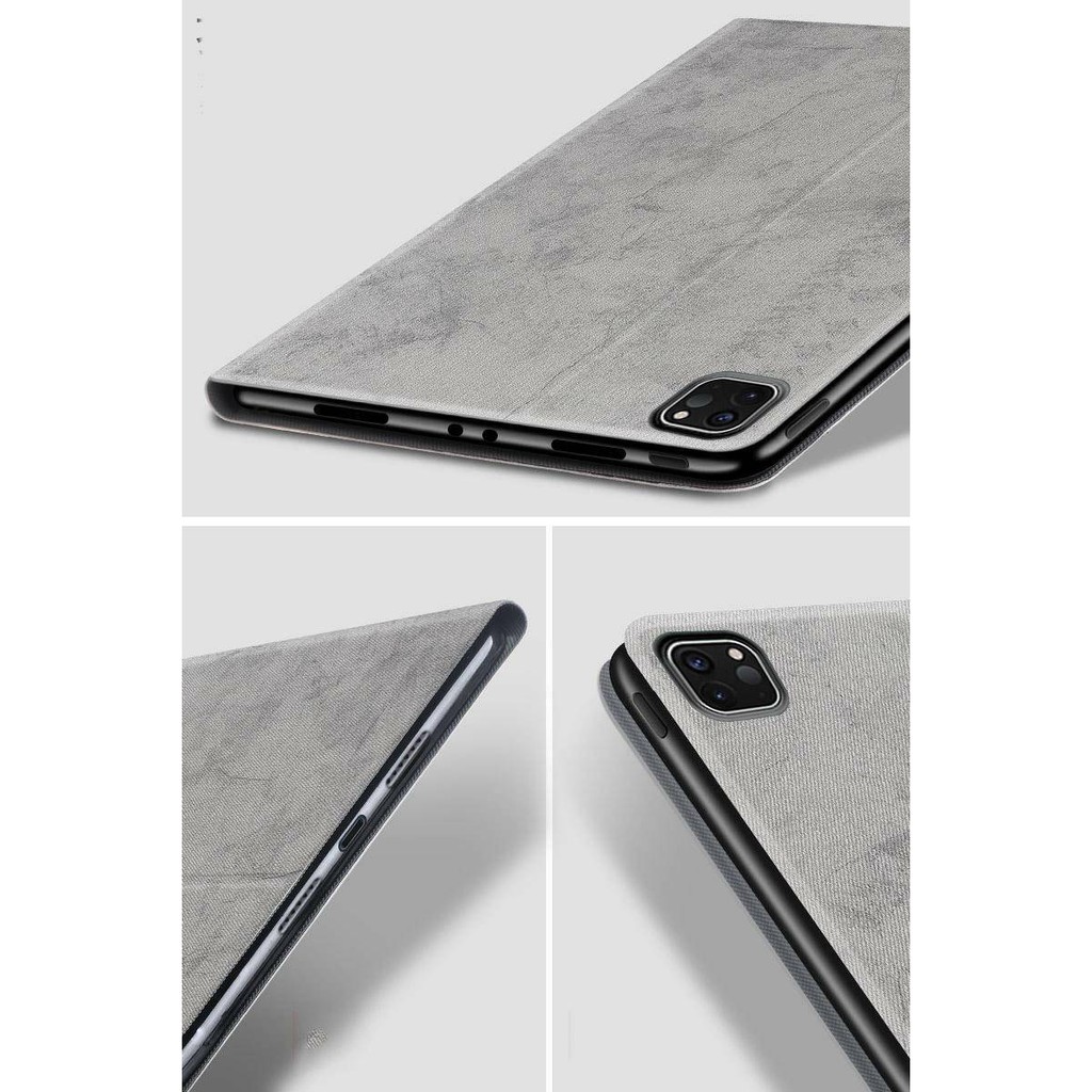 Bao da máy tính bảng PU nắp gập chống sốc kèm giá đỡ phong cách doanh nhân sang trọng cho IPAD PRO 11 (2020) | BigBuy360 - bigbuy360.vn