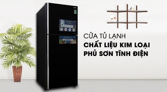 Tủ lạnh Hitachi Inverter 339 lít R-FG450PGV8 GBK (CÓ MÀU NÂU) Mẫu 2019(Miễn phí giao tại HCM-ngoài tỉnh liên hệ shop)