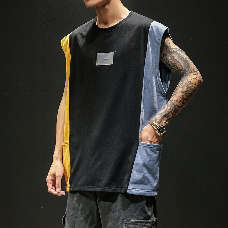 Áo Thun Ba Lỗ Thể Thao Bóng Rổ Dáng Rộng Vải Cotton Mỏng Thời Trang Mùa Hè Cho Nam