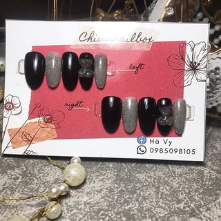 Móng úp thiết kế_ mã gấu gel flash [ nailbox xinh giá rẻ]